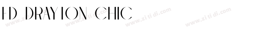 ED Drayton Chic字体转换